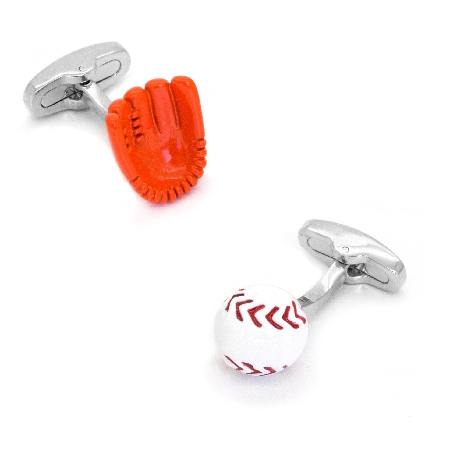 Baseball Glove and Ball Cufflinks
