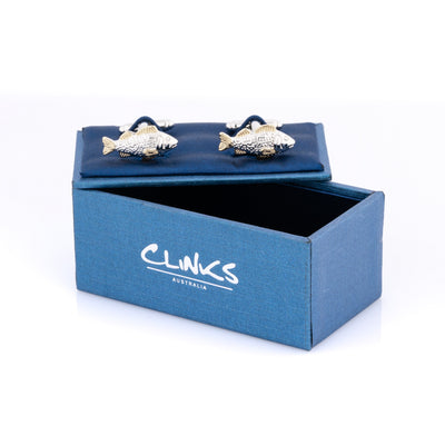 Two Tone Carp Fish Cufflinks
