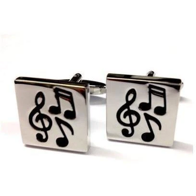 Rectangular Musical Cufflinks