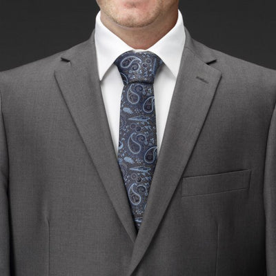 Vader Paisley Blue and Gray Star Wars Men's Tie