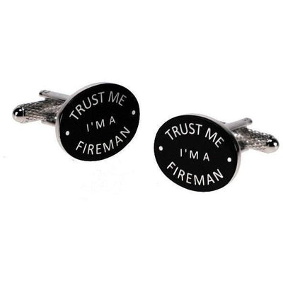 Trust Me I'm a Fireman Cufflinks
